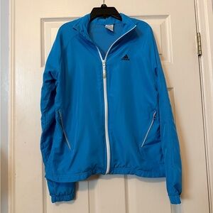 ADIDAS Blue Windbreaker, Women’s Medium